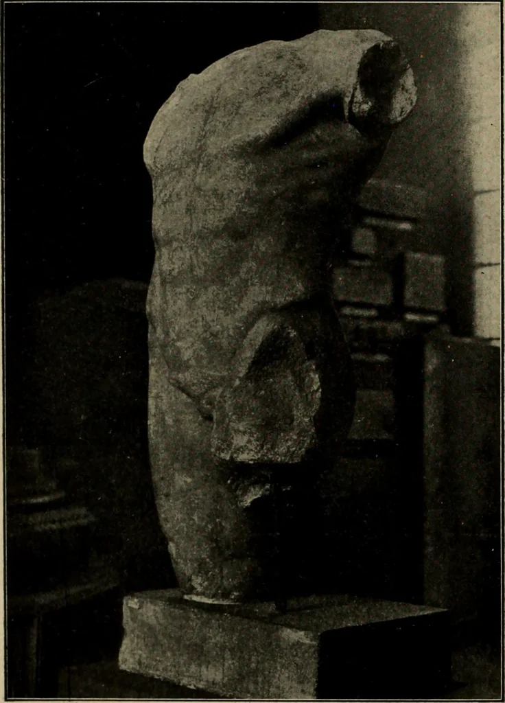 An illustration from Les musées d'Europe. La sculpture au Louvre;, 1900, leaf 87