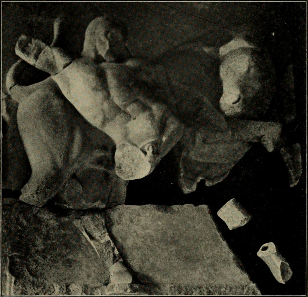 An illustration from Les musées d'Europe. La sculpture au Louvre;, 1900, leaf 94