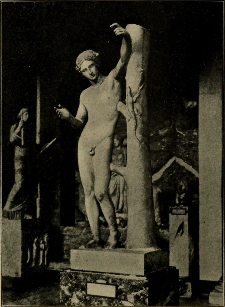 An illustration from Les musées d'Europe. La sculpture au Louvre;, 1900, leaf 99