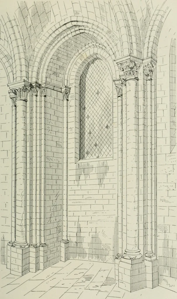 An illustration from Les niches d'autel du XIIe siècle dans les Soissonnais, 1913, leaf 22