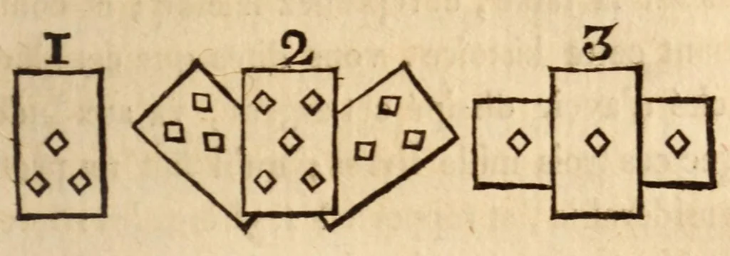 An illustration from Les Nouveaux savans de société, ou Recueil de jeux, la plupart neufs et inconnus .., 1808, leaf 225