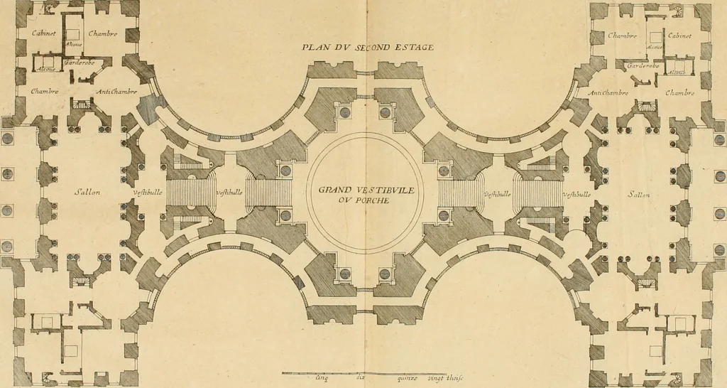 An illustration from Les oeuvres d'architectvre d'Anthoine Le Pavtre, 1652, leaf 104
