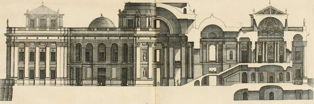 An illustration from Les oeuvres d'architectvre d'Anthoine Le Pavtre, 1652, leaf 112
