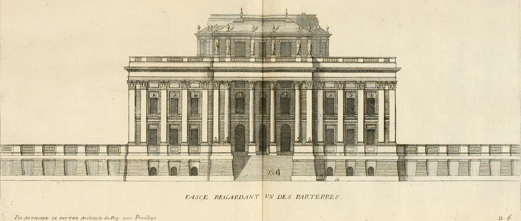 An illustration from Les oeuvres d'architectvre d'Anthoine Le Pavtre, 1652, leaf 116
