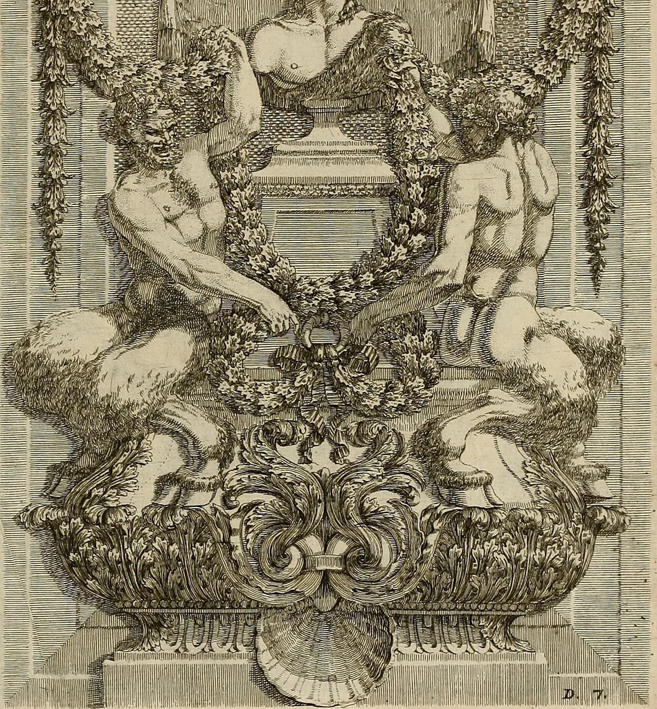 An illustration from Les oeuvres d'architectvre d'Anthoine Le Pavtre, 1652, leaf 120