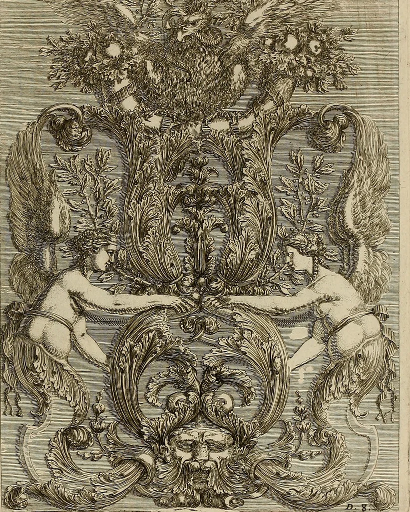 An illustration from Les oeuvres d'architectvre d'Anthoine Le Pavtre, 1652, leaf 122