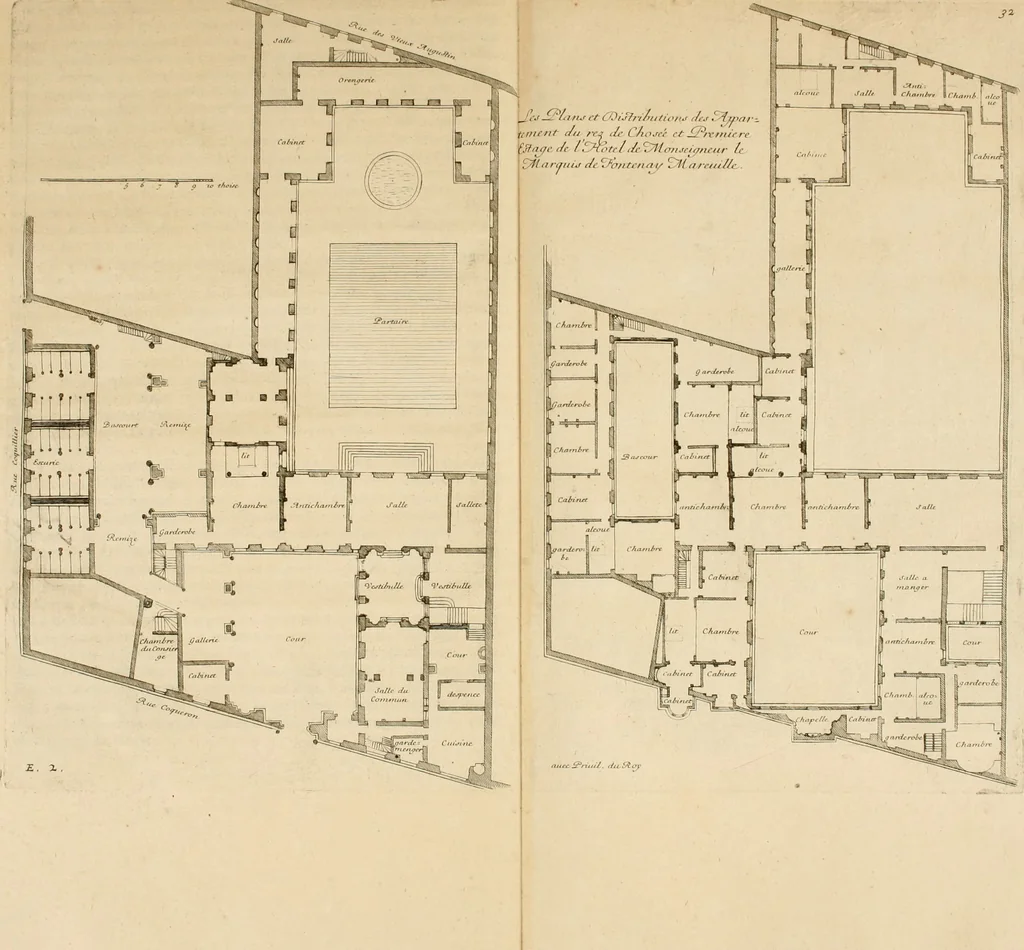 An illustration from Les oeuvres d'architectvre d'Anthoine Le Pavtre, 1652, leaf 132