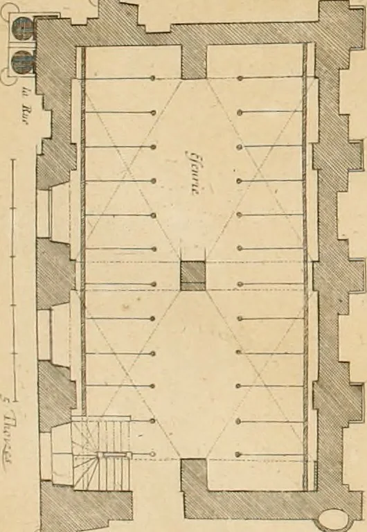 An illustration from Les oeuvres d'architectvre d'Anthoine Le Pavtre, 1652, leaf 162