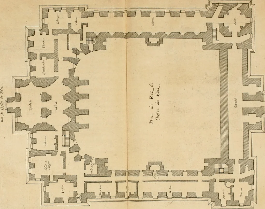 An illustration from Les oeuvres d'architectvre d'Anthoine Le Pavtre, 1652, leaf 194