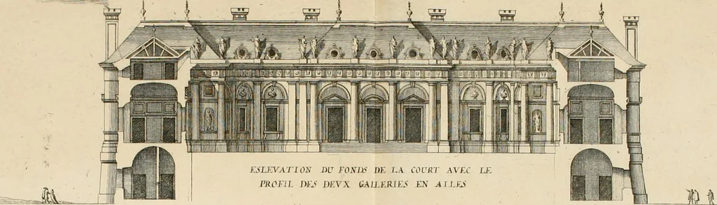 An illustration from Les oeuvres d'architectvre d'Anthoine Le Pavtre, 1652, leaf 206