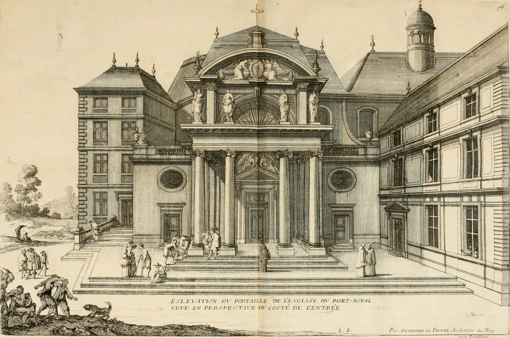 An illustration from Les oeuvres d'architectvre d'Anthoine Le Pavtre, 1652, leaf 222