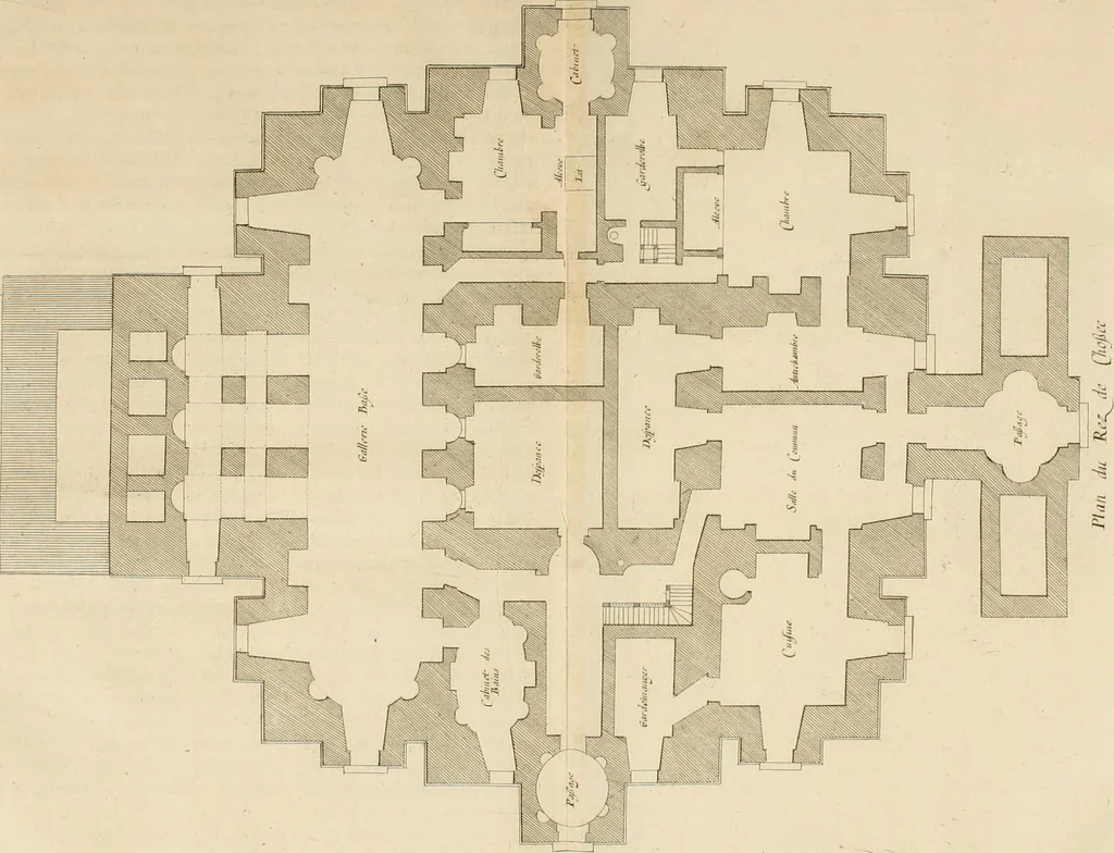 An illustration from Les oeuvres d'architectvre d'Anthoine Le Pavtre, 1652, leaf 48
