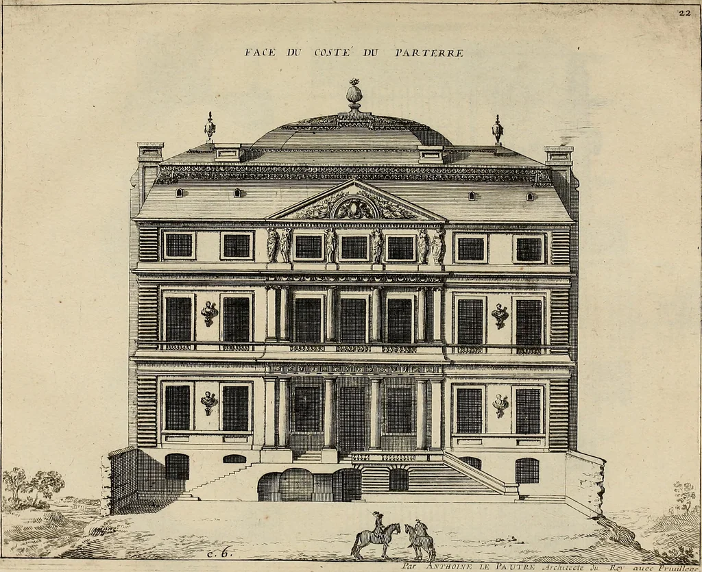 An illustration from Les oeuvres d'architectvre d'Anthoine Le Pavtre, 1652, leaf 88