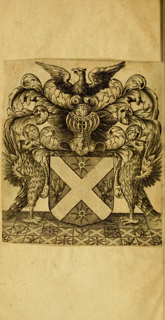 An illustration from Les oeuvres de Ciceron de la traduction de Monsieur Du Ryer, 1670, leaf 6