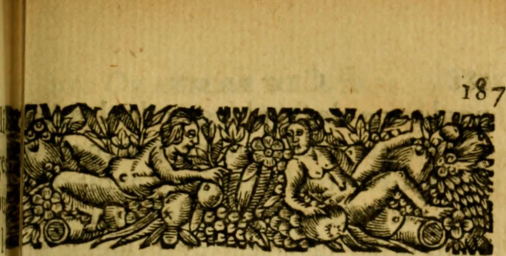 An illustration from Les oeuvres de Ciceron de la traduction de Monsieur Du Ryer, 1670, leaf 198