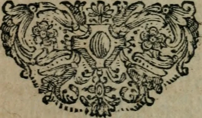 An illustration from Les Oeuvres de monsieur Sarasin, 1663, leaf 512