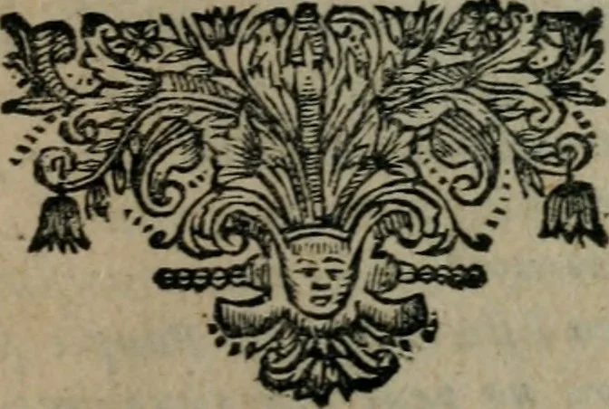 An illustration from Les Oeuvres de monsieur Sarasin, 1663, leaf 518