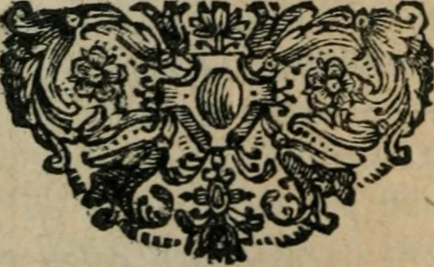 An illustration from Les Oeuvres de monsieur Sarasin, 1663, leaf 551