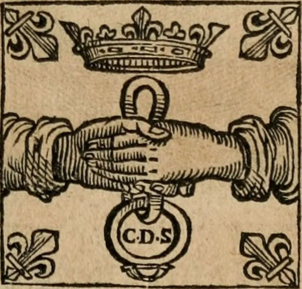 An illustration from Les oeuvres de Monsieur de Cyrano Bergerac, 1676, leaf 6