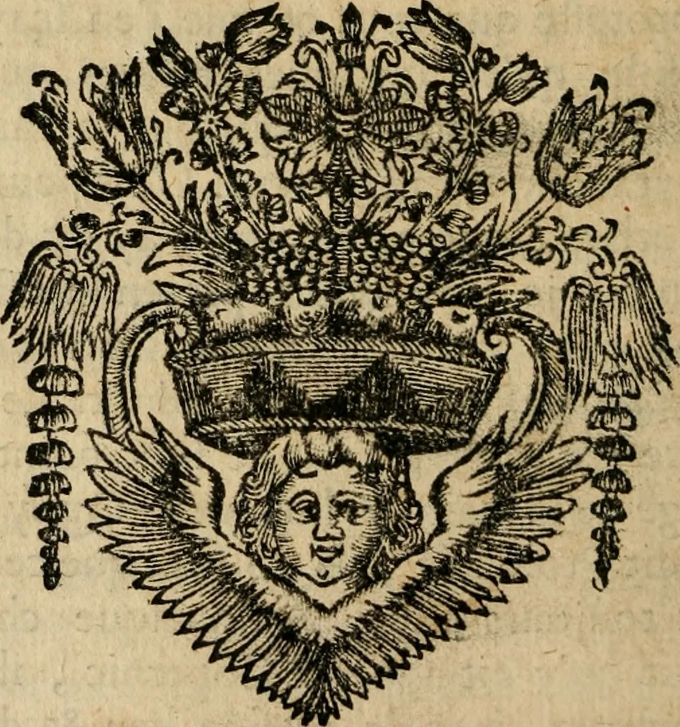 An illustration from Les oeuvres de Monsieur de Cyrano Bergerac, 1676, leaf 39