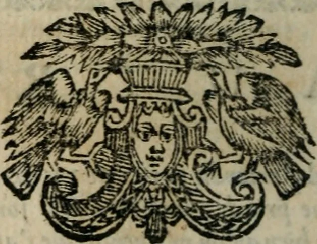 An illustration from Les Oeuvres de Mr Sarasin, 1694, leaf 487