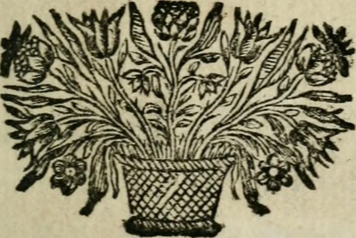 An illustration from Les Oeuvres de Mr Sarasin, 1694, leaf 6
