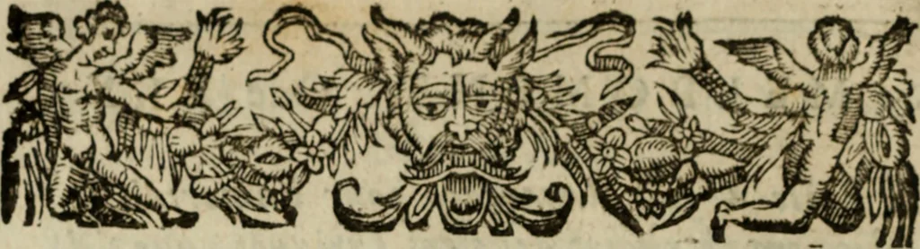 An illustration from Les oeuvres dHorace, latin et françois ... de la version de M. de Marolles, abbé de Villeloin, 1652, leaf 269