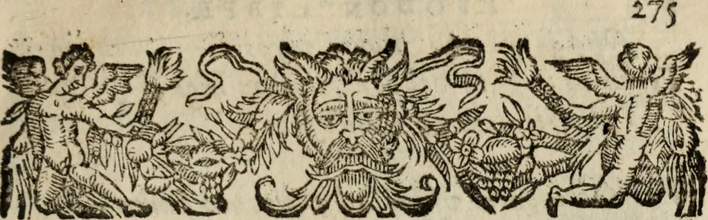 An illustration from Les oeuvres dHorace, latin et françois ... de la version de M. de Marolles, abbé de Villeloin, 1652, leaf 322