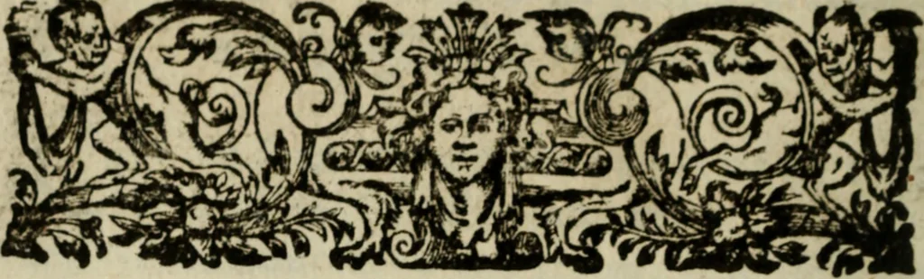 An illustration from Les oeuvres dHorace, latin et françois ... de la version de M. de Marolles, abbé de Villeloin, 1652, leaf 49
