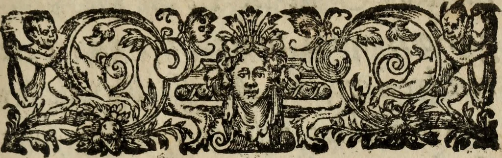 An illustration from Les oeuvres dHorace, latin et françois ... de la version de M. de Marolles, abbé de Villeloin, 1652, leaf 6