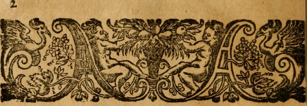 An illustration from Les oeuvres d'Ovide, 1697, leaf 19