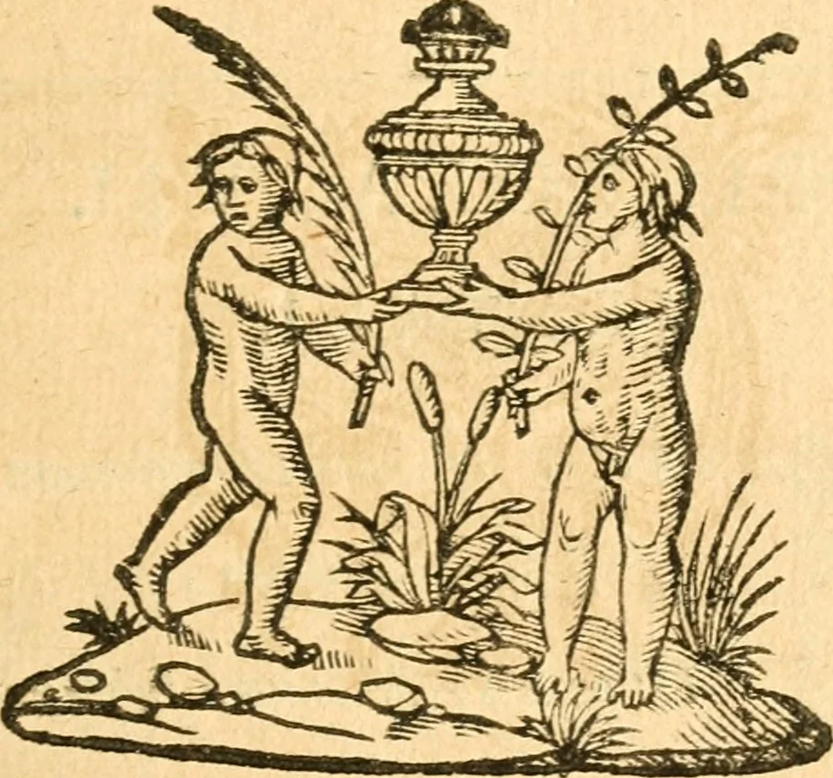 An illustration from Les oeuvres d'Ovide, 1697, leaf 356