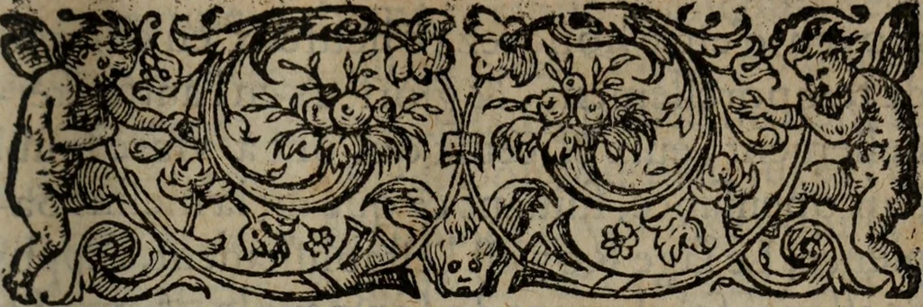 An illustration from Les Oeuvres morales et meslees, 1574, leaf 8