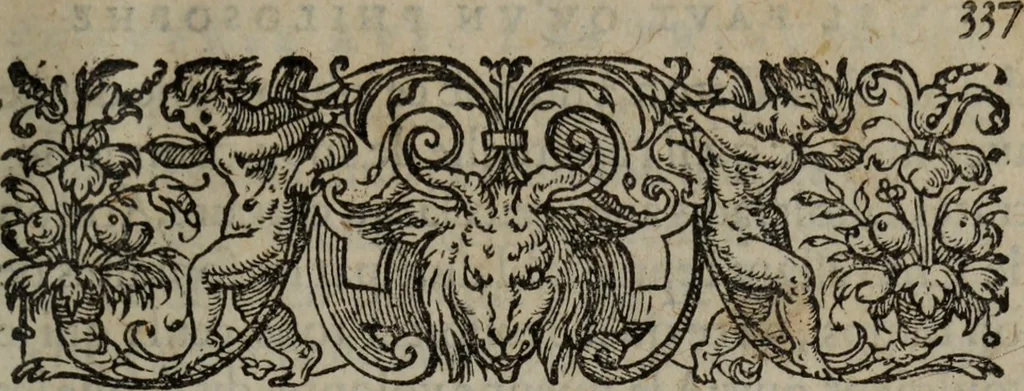An illustration from Les Oeuvres morales et meslees, 1574, leaf 8