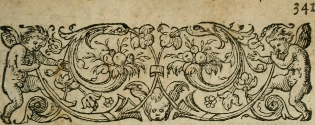 An illustration from Les Oeuvres morales et meslees, 1574, leaf 8