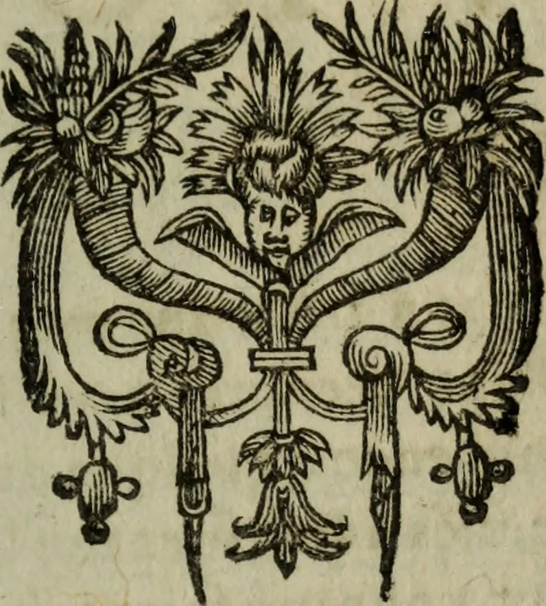 An illustration from Les oevvres, 1628, leaf 584