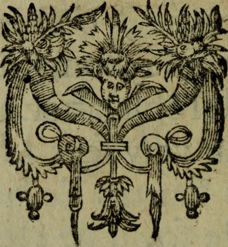An illustration from Les oevvres, 1628, leaf 9