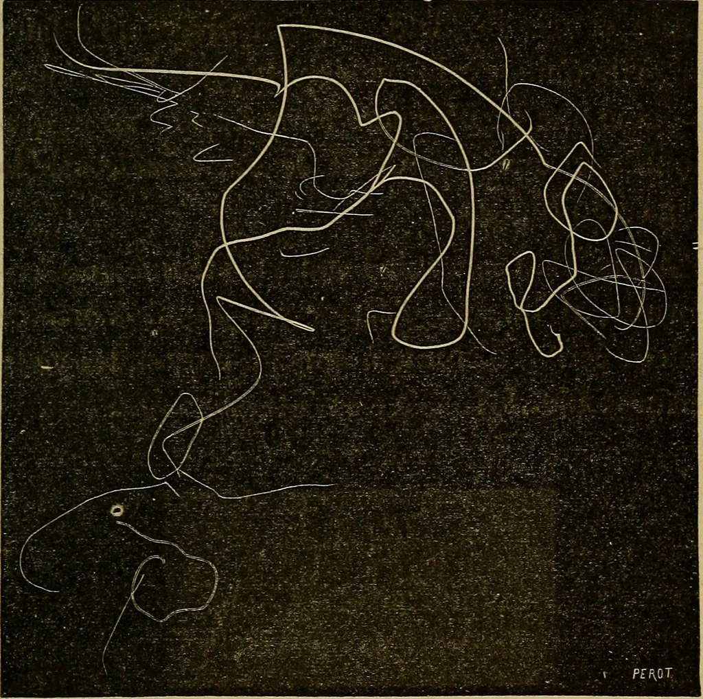 An illustration from Le somnambulisme provoqué : études physiologiques et psychologiques, 1886, leaf 246