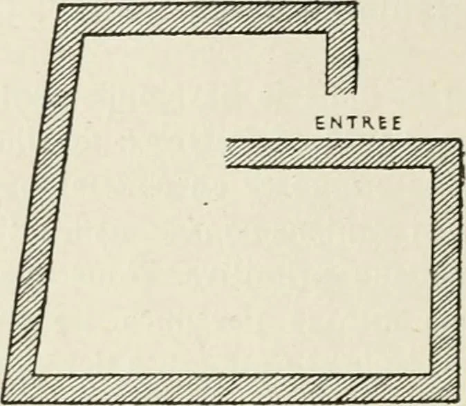 An illustration from Les origines de l'édifice hypostyle en Grèce, en Orient et chez les romains, 1913, leaf 125