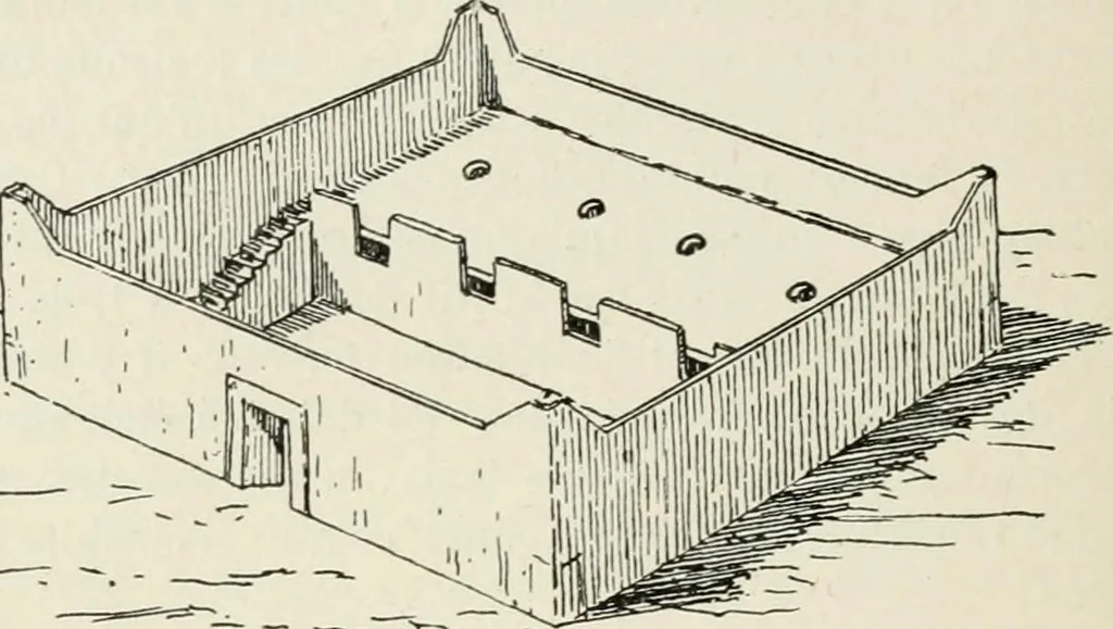 An illustration from Les origines de l'édifice hypostyle en Grèce, en Orient et chez les romains, 1913, leaf 159