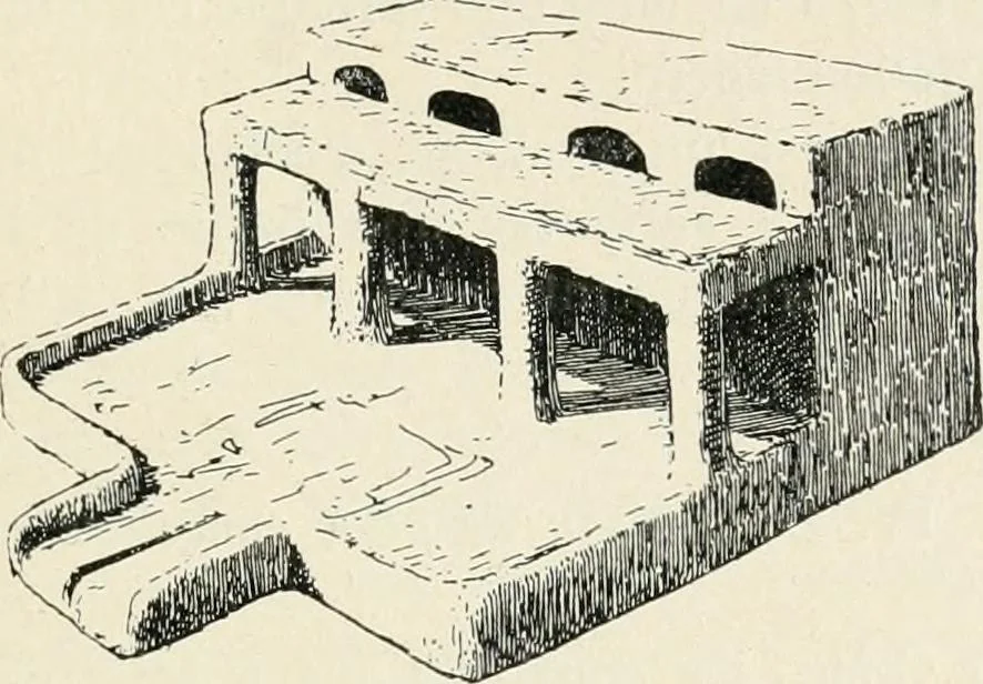 An illustration from Les origines de l'édifice hypostyle en Grèce, en Orient et chez les romains, 1913, leaf 160