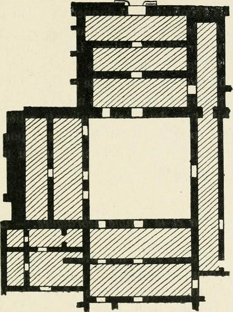 An illustration from Les origines de l'édifice hypostyle en Grèce, en Orient et chez les romains, 1913, leaf 178