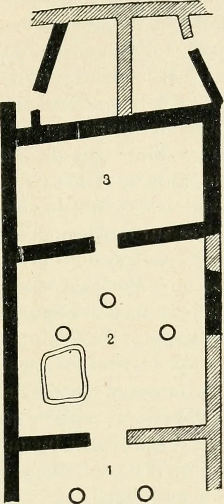 An illustration from Les origines de l'édifice hypostyle en Grèce, en Orient et chez les romains, 1913, leaf 56