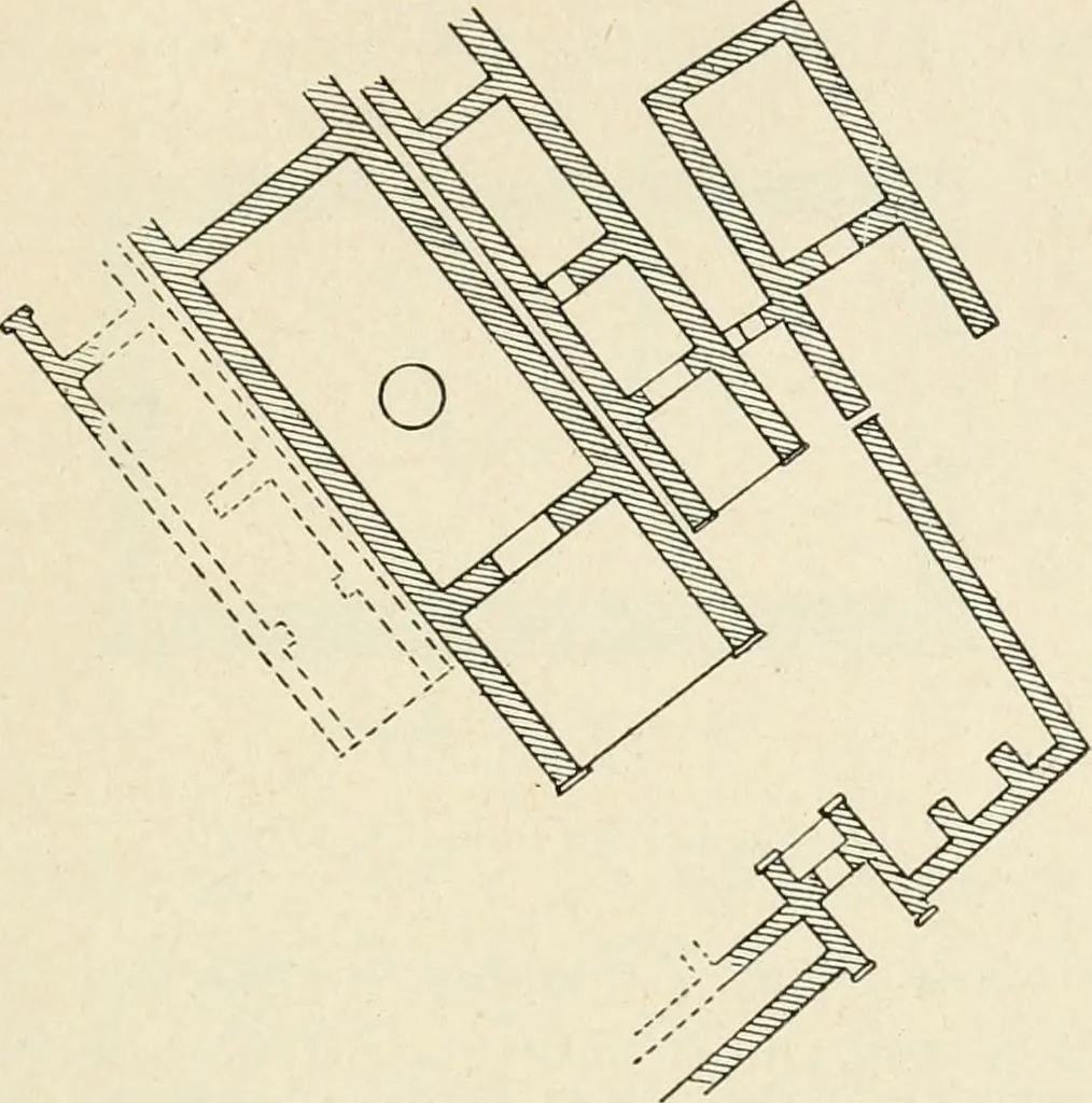 An illustration from Les origines de l'édifice hypostyle en Grèce, en Orient et chez les romains, 1913, leaf 64