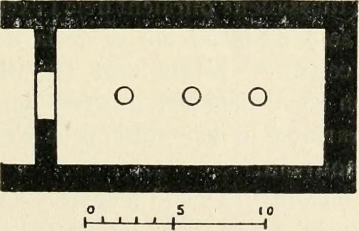 An illustration from Les origines de l'édifice hypostyle en Grèce, en Orient et chez les romains, 1913, leaf 70