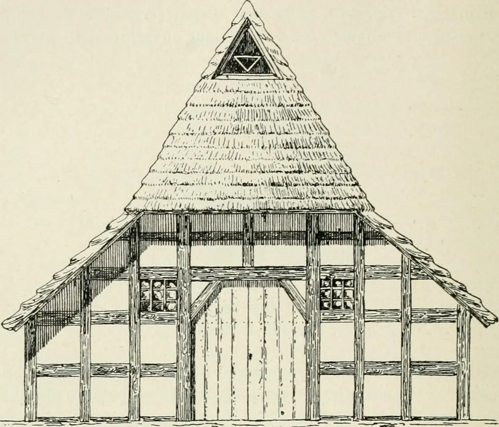 An illustration from Les origines de l'édifice hypostyle en Grèce, en Orient et chez les romains, 1913, leaf 89