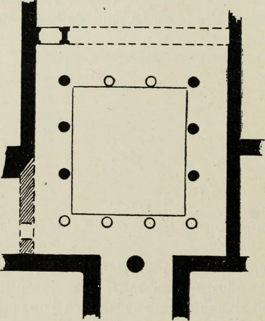 An illustration from Les origines de l'édifice hypostyle en Grèce, en Orient et chez les romains, 1913, leaf 133