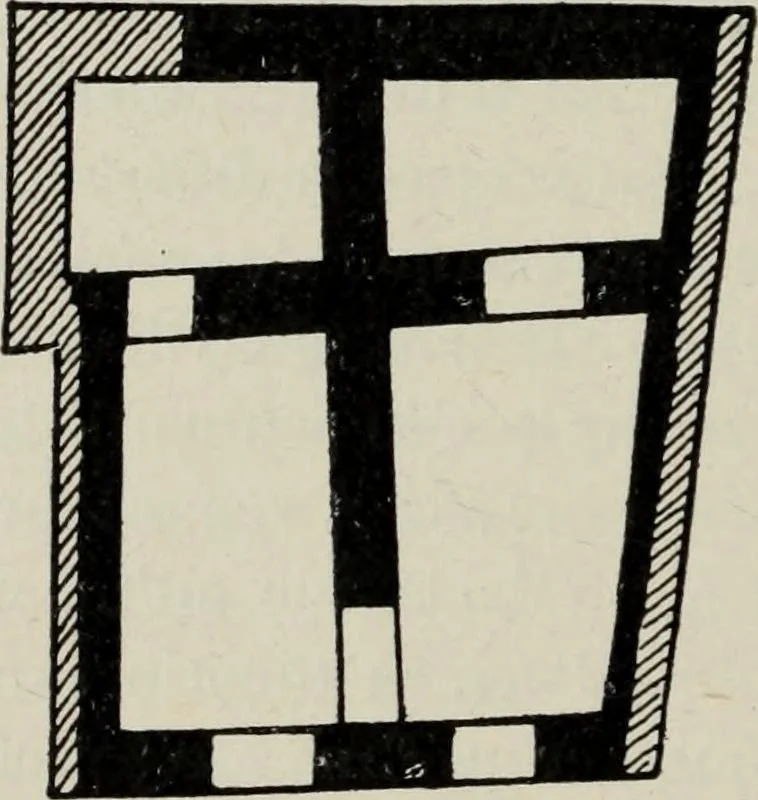 An illustration from Les origines de l'édifice hypostyle en Grèce, en Orient et chez les romains, 1913, leaf 147