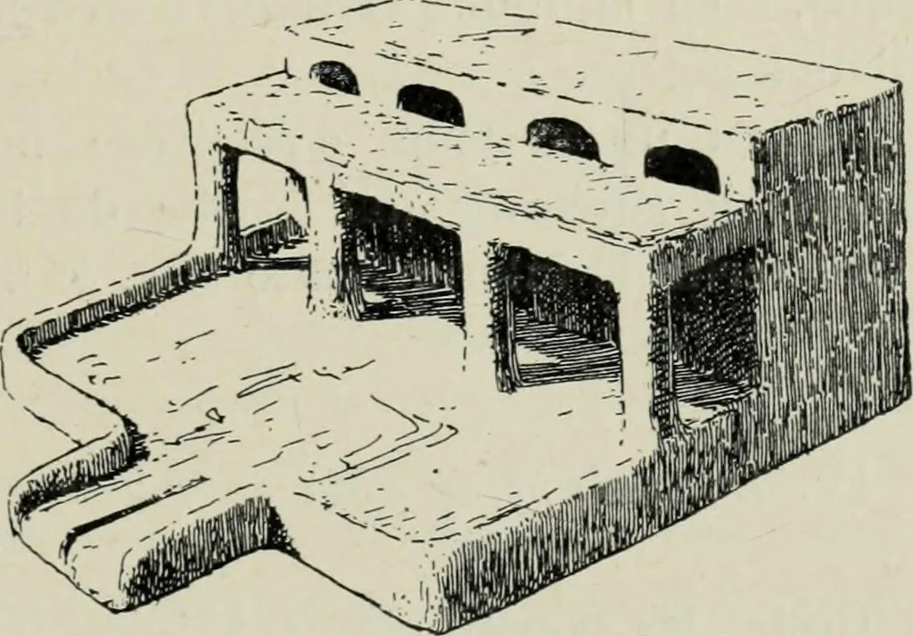 An illustration from Les origines de l'édifice hypostyle en Grèce, en Orient et chez les romains, 1913, leaf 162
