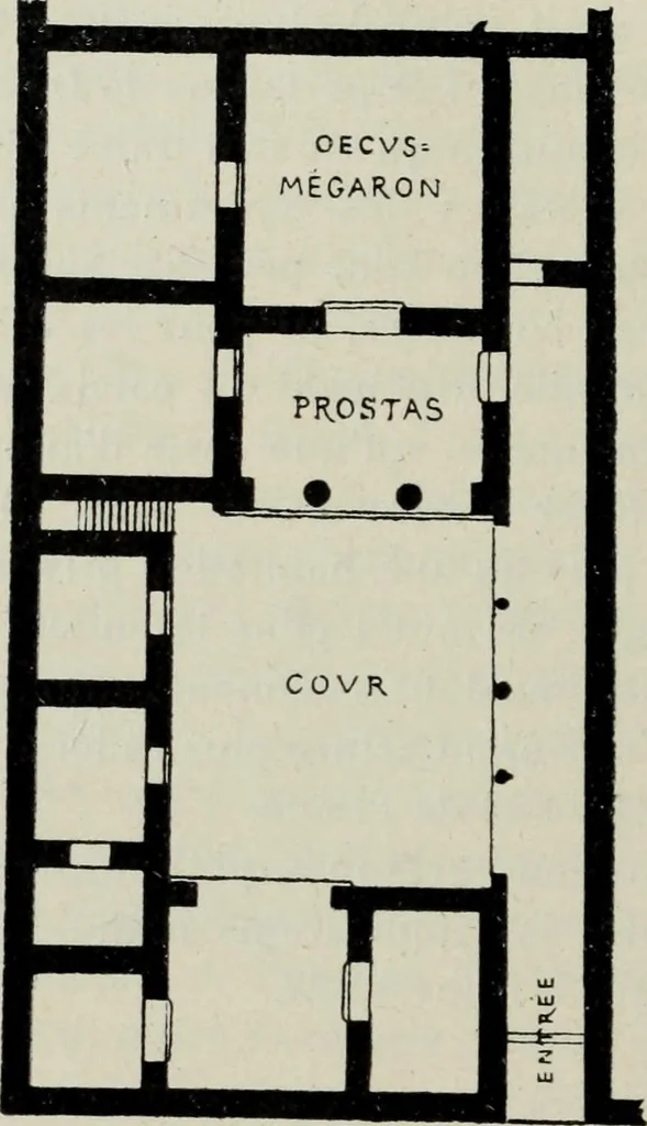 An illustration from Les origines de l'édifice hypostyle en Grèce, en Orient et chez les romains, 1913, leaf 219